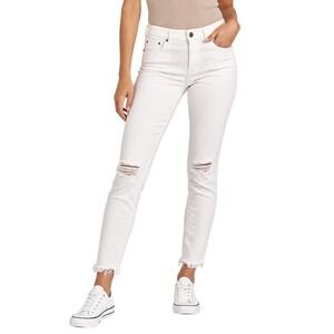 Principle Denim Innovators White Distressed‎ Skinny Jeans Women's 28